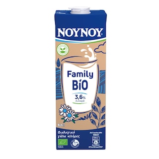 ΝΟΥΝΟΥ | FAMILY | Cow Milk High Heat Processed Bio Full Fat 1lt