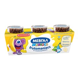 FRUTOMANIACS | Επιδόρπιο Γιαουρτιού Μπανάνα Σοκολατομπαλίτσες 3x140g