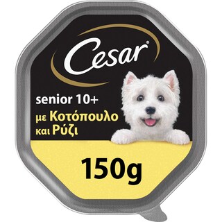 CESAR | Σκυλοτροφή με Κοτόπουλο και Ρύζι σε Ζελέ  150 gr