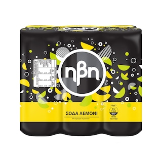 HBH | Σόδα Λεμόνι Κουτί 6X330 ml