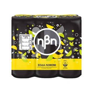 HBH | Σόδα Λεμόνι Κουτί 6X330 ml