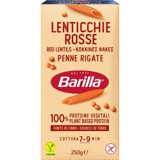 BARILLA | Πέννες Κόκκινης Φακής 250g
