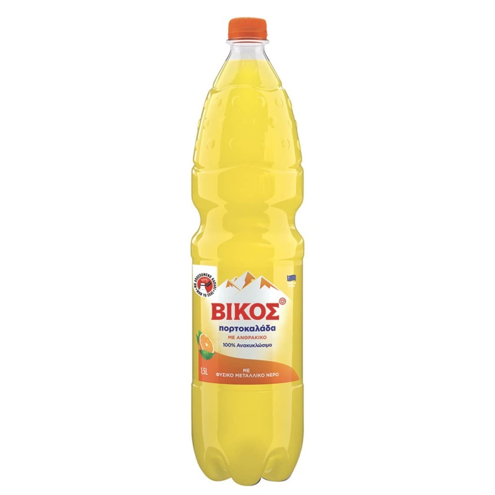 ΒΙΚΟΣ Πορτοκαλάδα με Ανθρακικό Φιάλη 1.5lt