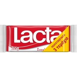 LACTA | Σοκολάτα Γάλακτος 3x85g