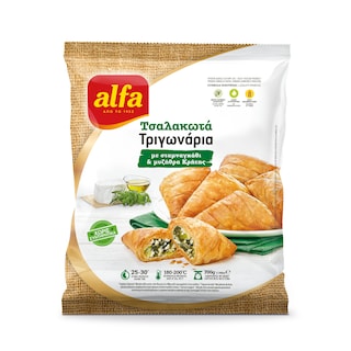 ALFA | Τσαλακωτά Τριγωνάρια Σταμναγκάθι & Μυζήθρα 700g