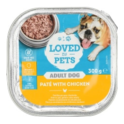 LOVED BY PETS | Σκυλοτροφή Κοτόπουλο Πατέ 300g