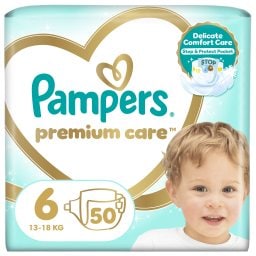 PAMPERS | Πάνες Μωρού Premium Care Νο6 50 Τεμάχια