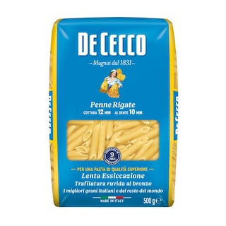 DE CECCO | ΠΑΣΤΕΣ ΖΥΜΑΡΙΚΩΝ PENNE RIGATE No 41 500 GR