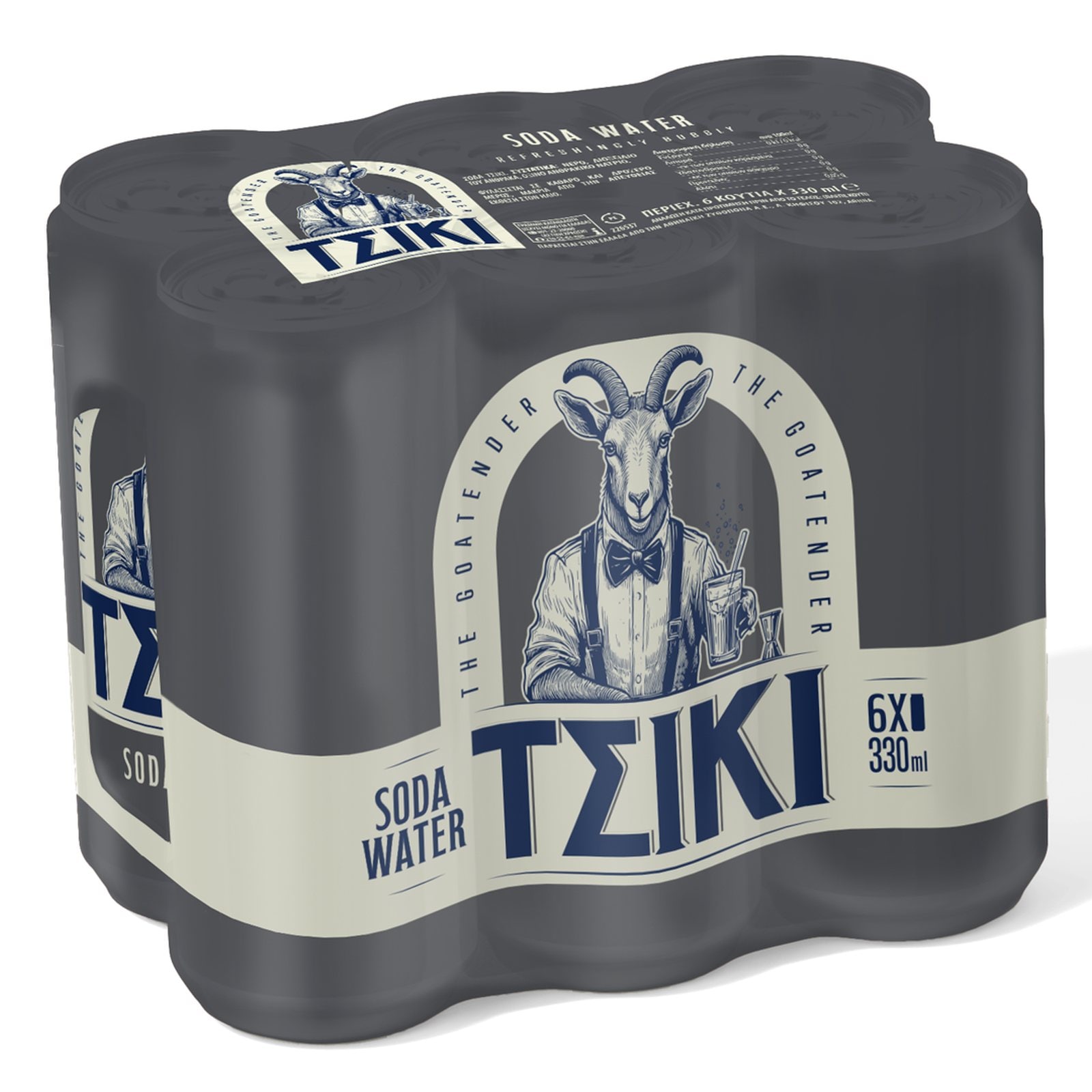 TSIKI Σόδα Κουτί 6x330ml