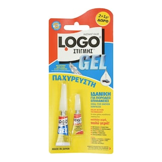 Κόλλα Στιγμής Gel 2gr+1gr Δώρο 1 Τεμάχιο
