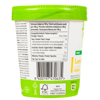 NATURE'S PROMISE | Παγωτό Sorbet Lemon 310g