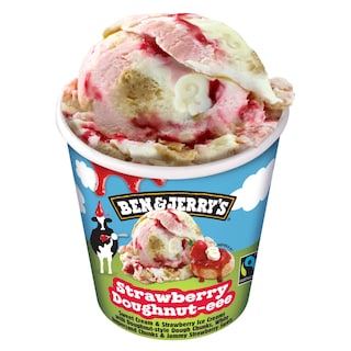 BEN & JERRY'S | Παγωτό Strawberry Doughnut 393g
