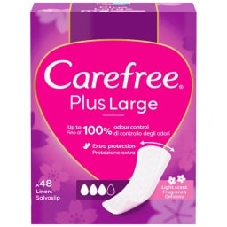 CAREFREE | Σερβιετάκια Plus Large 48 Τεμάχια