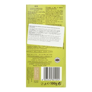 LINDT | Σοκολάτα Γάλακτος Lindor Φιστίκι 100g