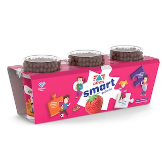 SMART | Επιδόρπιο Γιαουρτιού Φράουλα 3x140g