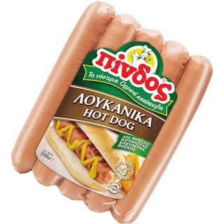ΠΙΝΔΟΣ | Λουκάνικα Hot Dog Κοτόπουλο 280g
