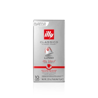 ILLY | Κάψουλες Καφέ Espresso Lungo Classico 10x5.7g