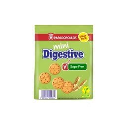 ΠΑΠΑΔΟΠΟΥΛΟΥ | DIGESTIVE | Μπισκότα Mini Digestive Χωρίς Ζάχαρη 70g