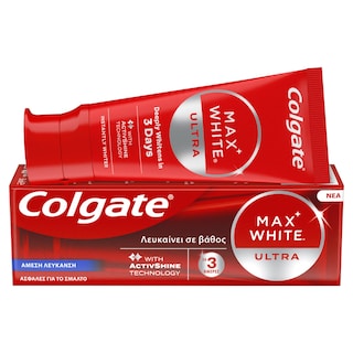 COLGATE | Οδοντόκρεμα Max White Ultra Άμεση Λεύκανση 50ml