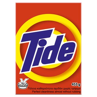 TIDE | Απορρυπαντικό Ρούχων Σκόνη για Πλύσιμο στο Χέρι 455g