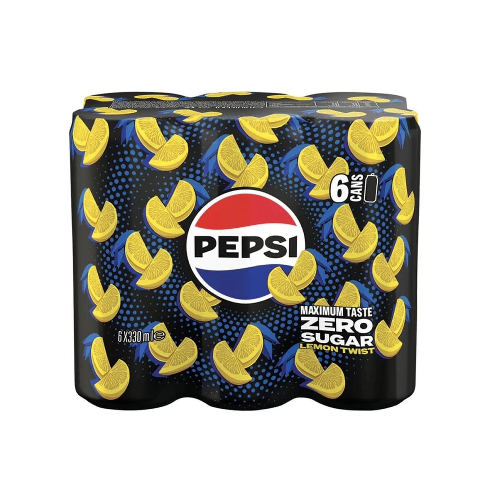 PEPSI Αναψυκτικό Cola Twist Zero Lemon Κουτί 6x330ml