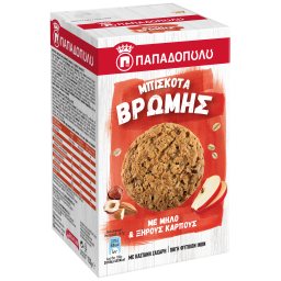 ΠΑΠΑΔΟΠΟΥΛΟΥ | Μπισκότα Βρώμης Μήλο & Ξηροί Καρποί 150gr