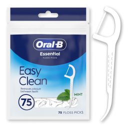 ORAL B | Οδοντικό Νήμα Easy Clean Οδοντογλυφίδα Γεύση Μέντας 75 Τεμάχια