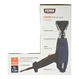 FERM | Πιστόλι Θερμού Αέρα 2000W 1 Τεμάχιο
