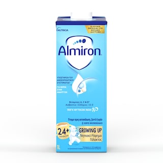 ALMIRON | GROWING UP 2+ | Long Life Milk For Toddlers 2+ Years 1lt
