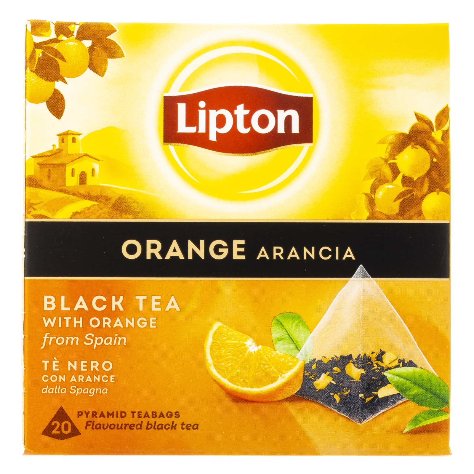 LIPTON Τσάι Μαύρο Πορτοκάλι 20x1.7g