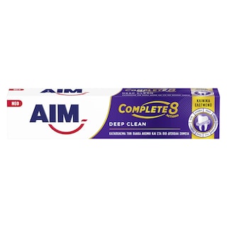 AIM | Οδοντόκρεμα Complete 8 Actions Deep Clean 75ml