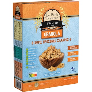 LE PETIT DEJEUNER | Granola Χωρίς Προσθήκη Ζάχαρης 500g