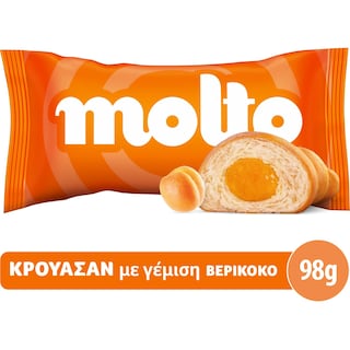 MOLTO | Κρουασάν Βερίκοκο 98g