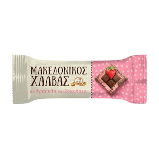 ΜΑΚΕΔΟΝΙΚΟΣ | Χαλβάς με Φράουλα και Σοκολάτα 40g