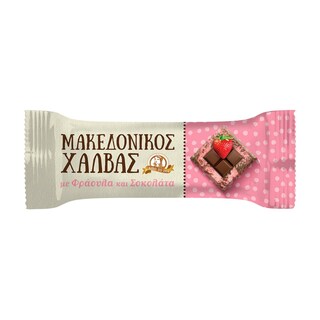 ΜΑΚΕΔΟΝΙΚΟΣ | Χαλβάς με Φράουλα και Σοκολάτα 40g