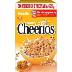 CHEERIOS | Δημητριακά Ολικής Άλεσης Με Μέλι 625gr