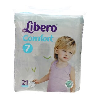 LIBERO | COMFORT FIT | DIAPERS XL PLUS 15/30KG 21PC