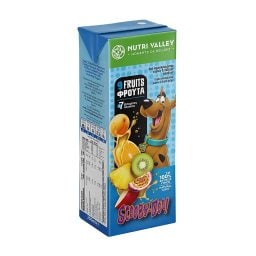 NUTRI VALLEY | Φυσικός Χυμός Scooby Doo 9 Φρούτα 7 Βιταμίνες 250ml