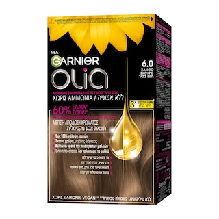 OLIA | Βαφή Μαλλιών Νο6.0 Ξανθό Σκούρο 1 Τεμάχιο