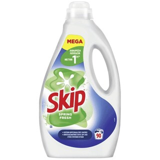 SKIP | Yγρό Πλυντηρίου Ρούχων Spring Fresh 90 Μεζούρες