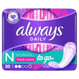 ALWAYS | Σερβιετάκια Normal To Go Fresh 20 Τεμάχια