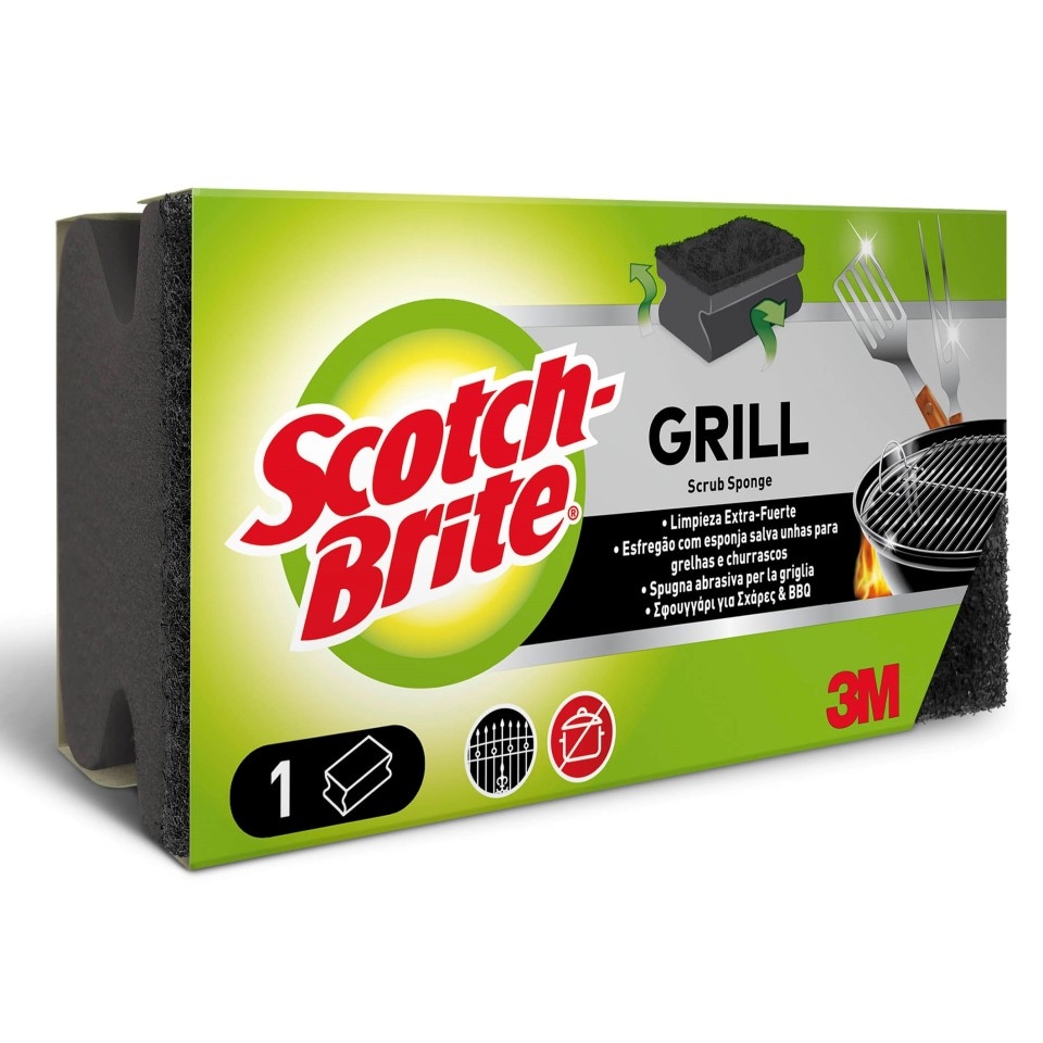 SCOTCH BRITE Σφουγγάρι για Σχάρες & BBQ 1 Τεμάχιο