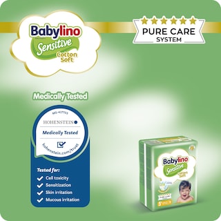 BABYLINO | Πάνες Sensitive Cotton Soft No5+ 42 τεμάχια