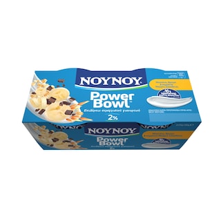 ΝΟΥΝΟΥ | Επιδόρπιο Γιαουρτιού PowerΒowl Μπανάνα & Βρώμη 2x175g