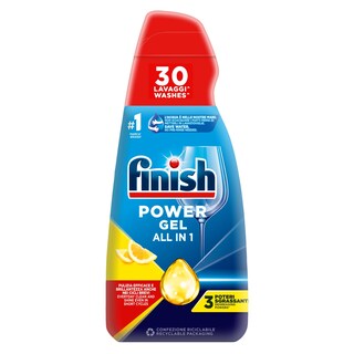 Απορρυπαντικό Πλυντηρίου Πιάτων All in 1 Max Power Gel Lemon 600ml