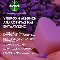 DETTOL | Κρεμοσάπουνο Αντιβακτηριδιακό Lavender Ανταλλακτικό 500ml