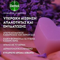 DETTOL | Κρεμοσάπουνο Αντιβακτηριδιακό Lavender Ανταλλακτικό 500ml