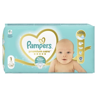 PAMPERS | Πάνες Μωρού Premium Care Νο1 50 Τεμάχια