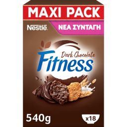 FITNESS | Δημητριακά Ολικής Άλεσης με Μαύρη Σοκολάτα 540g