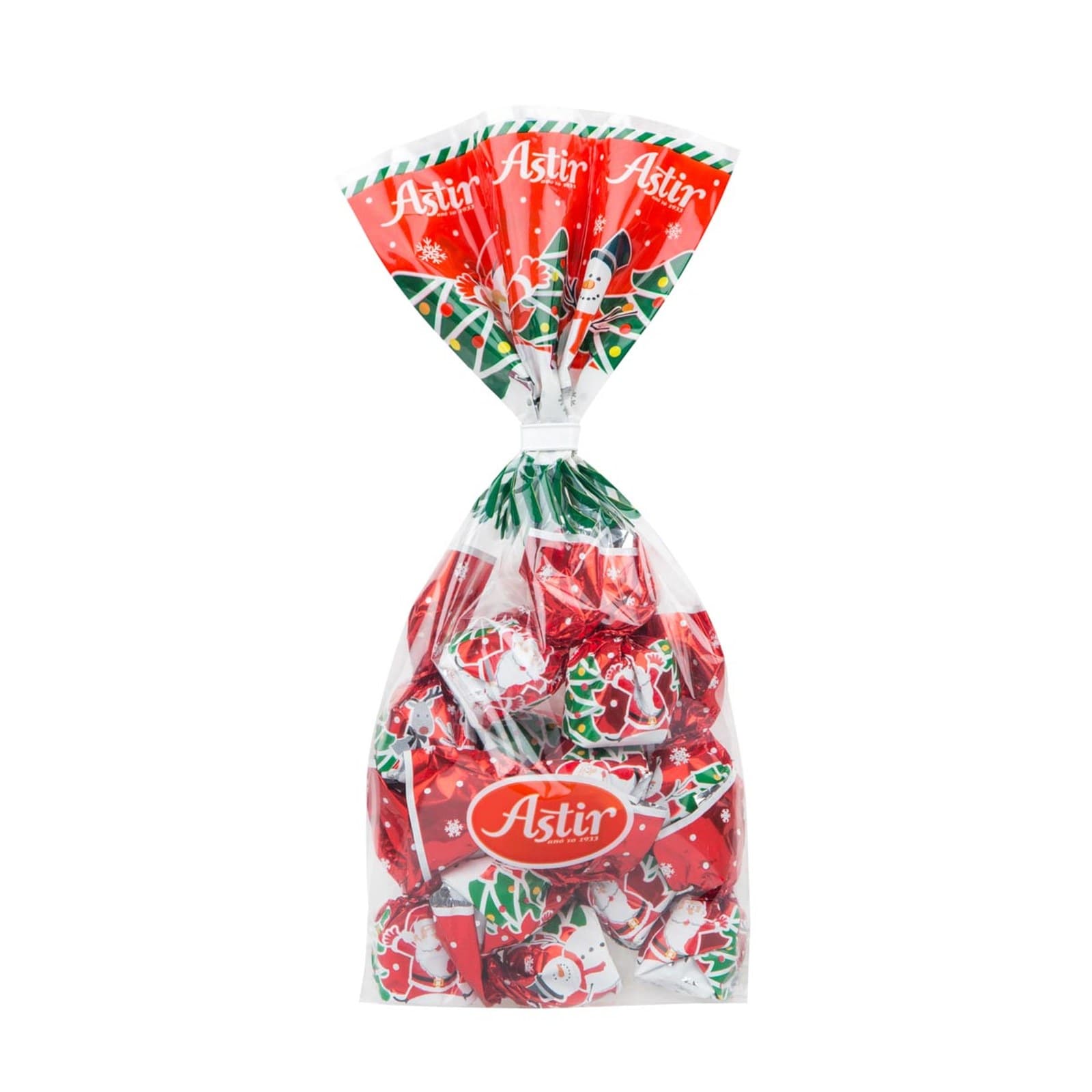 ΑΣΤΗΡ Χριστουγεννιάτικα Σοκολατάκια Πραλίνες Μονόφουντα 125g